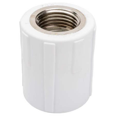 Combined "Politek" coupling, polypropylene, 25 mm x 1/2 ", internal thread-2
