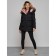 Winter jacket female, size 50, black color