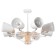 Chandelier "Irvina" 8he27 40W white 85x85x50cm