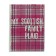 Notepad A7, 40 sheets in a cage on a cloth "Scottish", mix