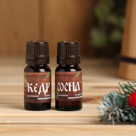 Set 2 aromatic machine 10 ml "Winter bath!" Cedar, pine-1