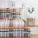 Bed linen and I am the duo "Cell" (view 3) 143x215cm-2pcs, 215x220cm, 70x70cm-2pcs, polysatin, 80g/m²