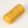 Knitting cord 100% polyester with a lurex 1 mm cylinder, 75 ± 10g, 200m, 08-yellow+gold