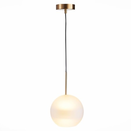 Suspension lamp ST LUCE. SL1133.533.01. Bopone. 1x40 watts, E27, 20x20 cm, brass color-3