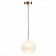 Suspension lamp ST LUCE. SL1133.533.01. Bopone. 1x40 watts, E27, 20x20 cm, brass color