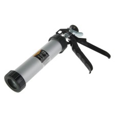 SPARTA sealant gun, 400 ml, closed, aluminum case, round rod 8 mm