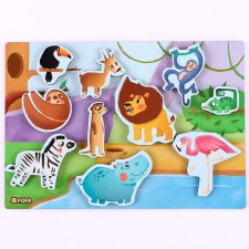 The training board with Velcro 