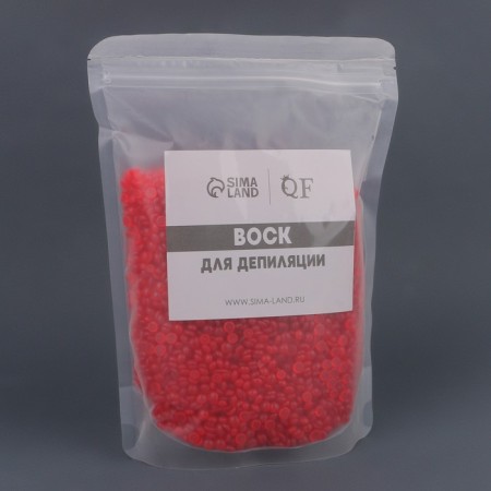 Wax for depilation, film, in granules, 500 gr, red color-5