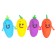 Antistress toy - carrot grove, with paste, set 4 pcs, color mix