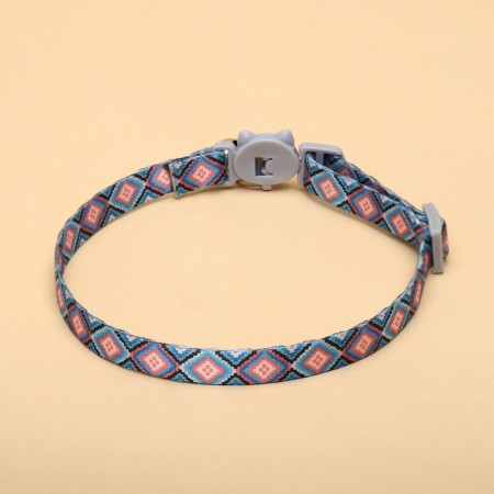 Kotzachi collar "kaleidoscope", with a bell, 30 x 1 cm, polyester-1