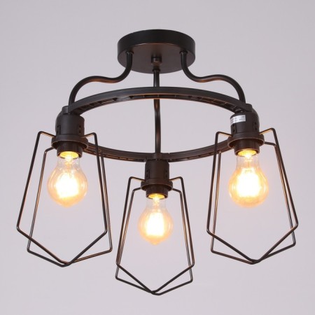 Caucasus "Compact" 3x40W E27 Black 45x45x42 cm.-1
