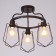 Caucasus "Compact" 3x40W E27 Black 45x45x42 cm.