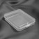 Littleness storage container, 11.5 × 9 × 2.8 cm, transparent color