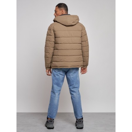 Sports male Winter, size 58, brown color-3