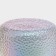 Glass mug with a lid and a spoon Magistro "Diamant", 450 ml, pearly color