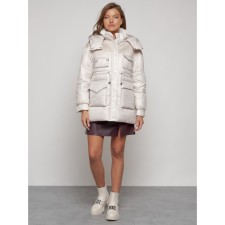 Winter jacket, size 42, beige color