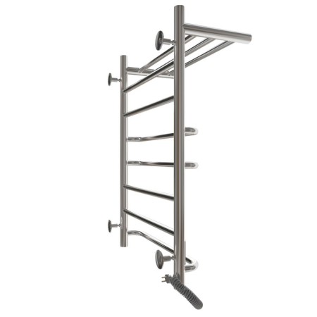 Electric towel "Sanprise" Euromix P8, 500x800 mm, with a shelf, left, chrome-8