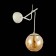 Wall lamp EVOLUCE. Sle110201-01. Calletta. 1x40 W, E14, 14x32 cm, white color