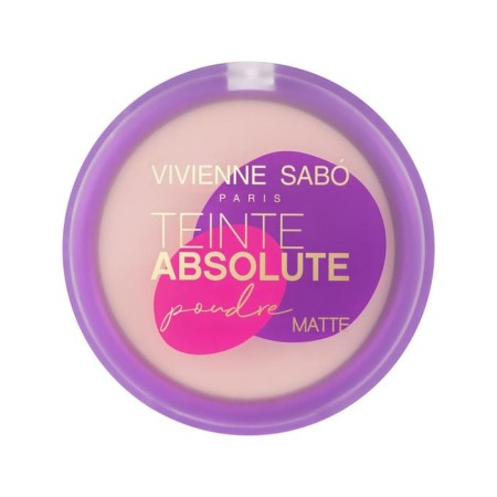 Compact Vivienne Sabo Teinte Absolute Matte Matter, tone 02 light-beige, 6 g