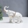 Souvenir Ceramics "Snowthrough Elephant" with gold 17 cm
