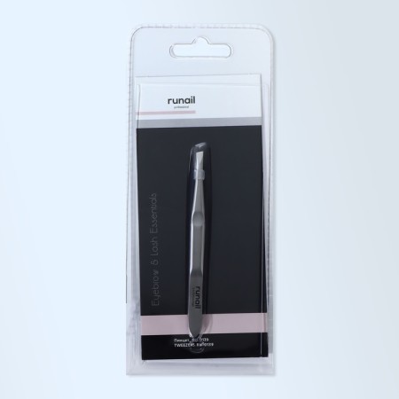 Pinzet beast, wide, 9 cm, silver color, RU-0139-6