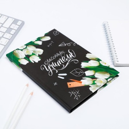 Diary "Cool Teacher", a solid cover, A5 format, 80 sheets-1
