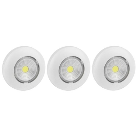 Pushlite SB-502 Aurora self-adhesive 3pcs white COB