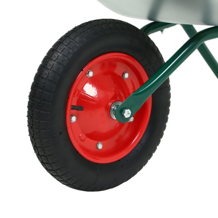 Garden wheelbarrow, single -wheeled: cargo/p 120 kg, volume of 65 l, Greengo-11