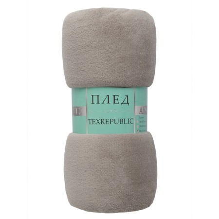 Texrepublic blanket, size 200x220 cm, beige color-1