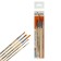 System Synthetics 5 pieces, calligrata No. 2 (round No.: 1, 2, 5; flat: No. 5, 8), wooden handle