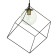 Lamp Bayerlux 2467/1bk E27 40W Black 25x25x25-125 cm