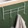 Boal on the door for 4 hooks of the share "Mona", 34.5 × 8.5 × 16 cm, white color