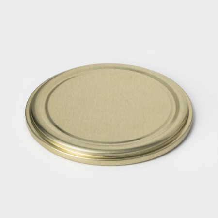 Conservation cover "Elabuga", SKO-82 mm, lacquered, packaging 50 pcs, the color of the gold-3