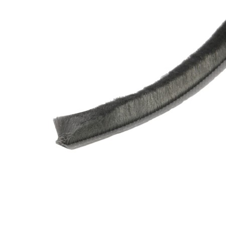 Sealing brush self -adhesive tundra, 9x9 mm, gray, 10 m.-1