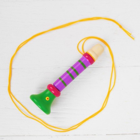 Musical toy "Dudchka on a rope", tall, Mix color-5