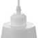Bayerlux suspension lamp Bayerlux "cylinder" 1x40W E27 white 13x13x16-96 cm