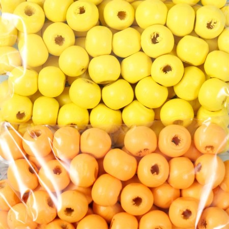 Set of beads for creativity tree "Sun" d-0.8 cm, 4 colors x 15 g-1