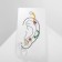Earrings "Kaffa" Fantasy, set of 5 pcs., Colored with gold