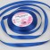 Satin tape, 10 mm × 23 ± 1 m, blue color No. 40