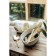 Basket for storage ladled handmade LadOM "Rita", 34 × 23 × 14 cm, color gray color