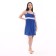 Night shirt female, blue color, size 52