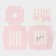 Gift box for flowers with a vase and PVC windows folding, packaging, "With Love", 16 x 23 x 16 cm