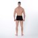 Panties boxers are male, black color, size 46-48