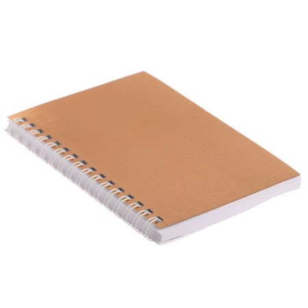 Note book A6, 80 sheets on the crest of Metallic, a boumvinyl cover, gold-1