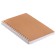 Note book A6, 80 sheets on the crest of Metallic, a boumvinyl cover, gold