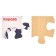 Developing puzzles made of wood "Pets" element: 5x5 cm