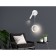 LED LED wall -mounted Ambrella Light, Linetech, FL51651, LED, 10 W, 750LUM, 4200K, white color, chrome
