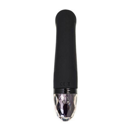 Mystim Right on Ron vibrator with electrical stimulation, 16.5 cm, silicone, black color-5