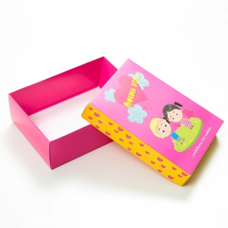 Gift box, cover is, the team "Love is...", pink, 21 x 15 x 7 cm-2