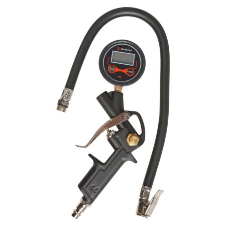 Pistol for pumping tires PSh4, 12 atm with digital pressure gauge Atbu035-1